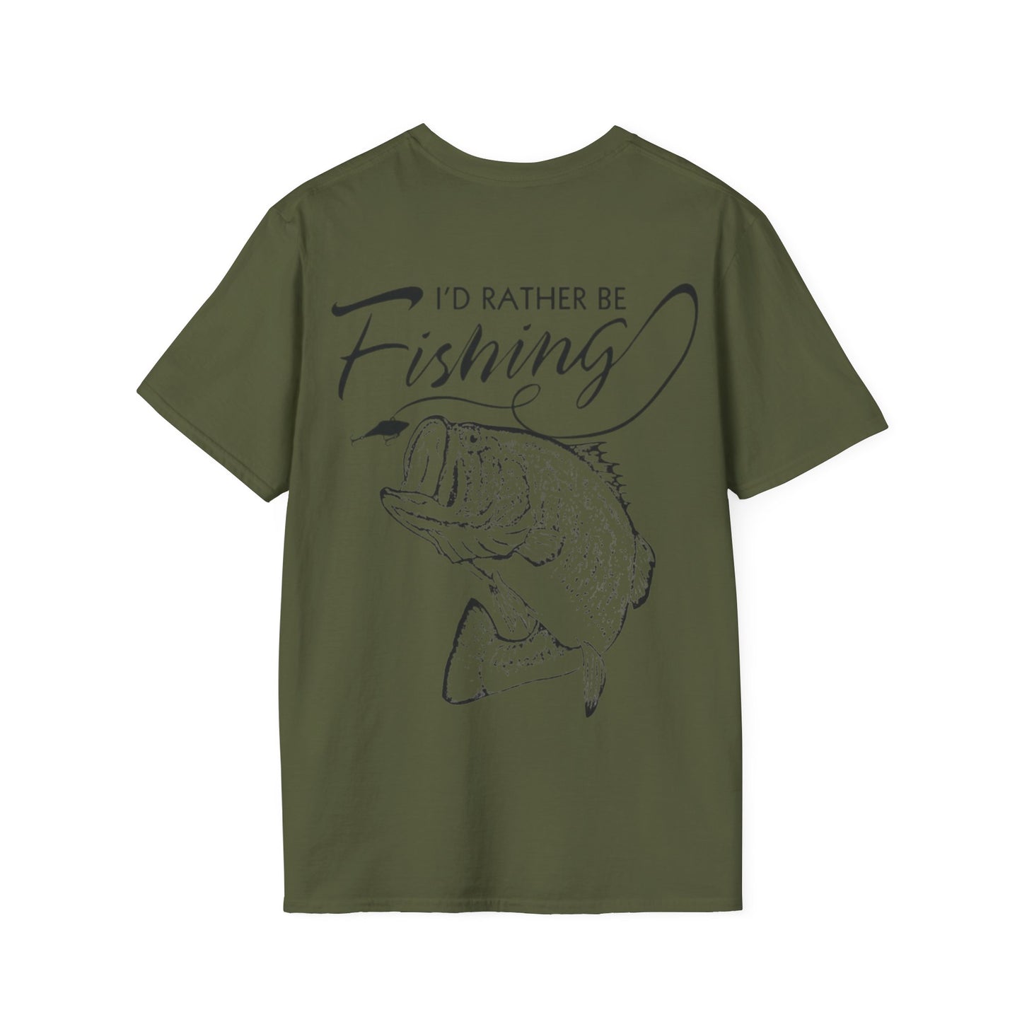 " I'd rather be fishing"T-Shirt