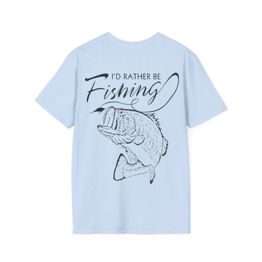 " I'd rather be fishing"T-Shirt