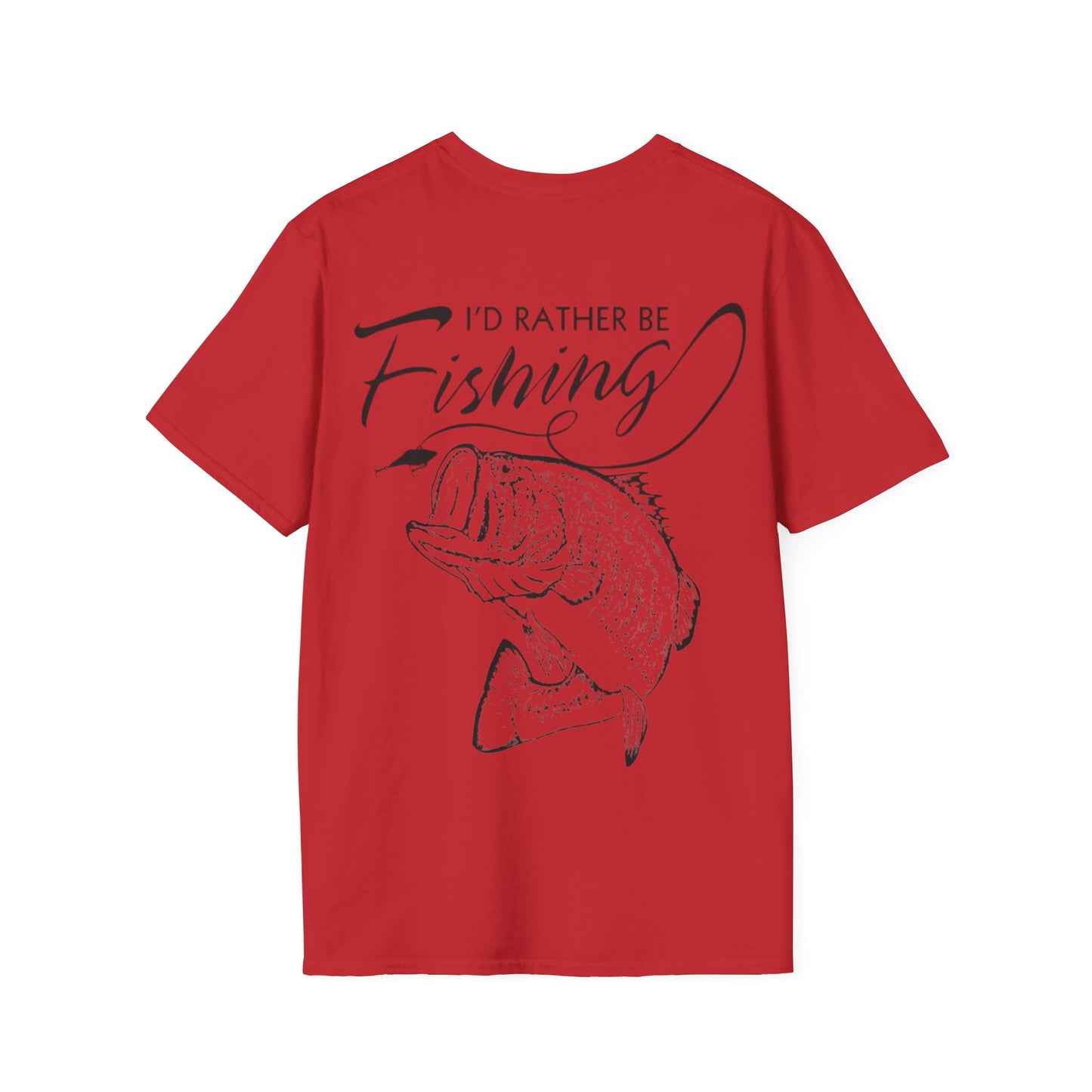 " I'd rather be fishing"T-Shirt