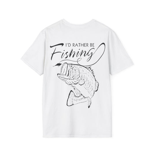 " I'd rather be fishing"T-Shirt