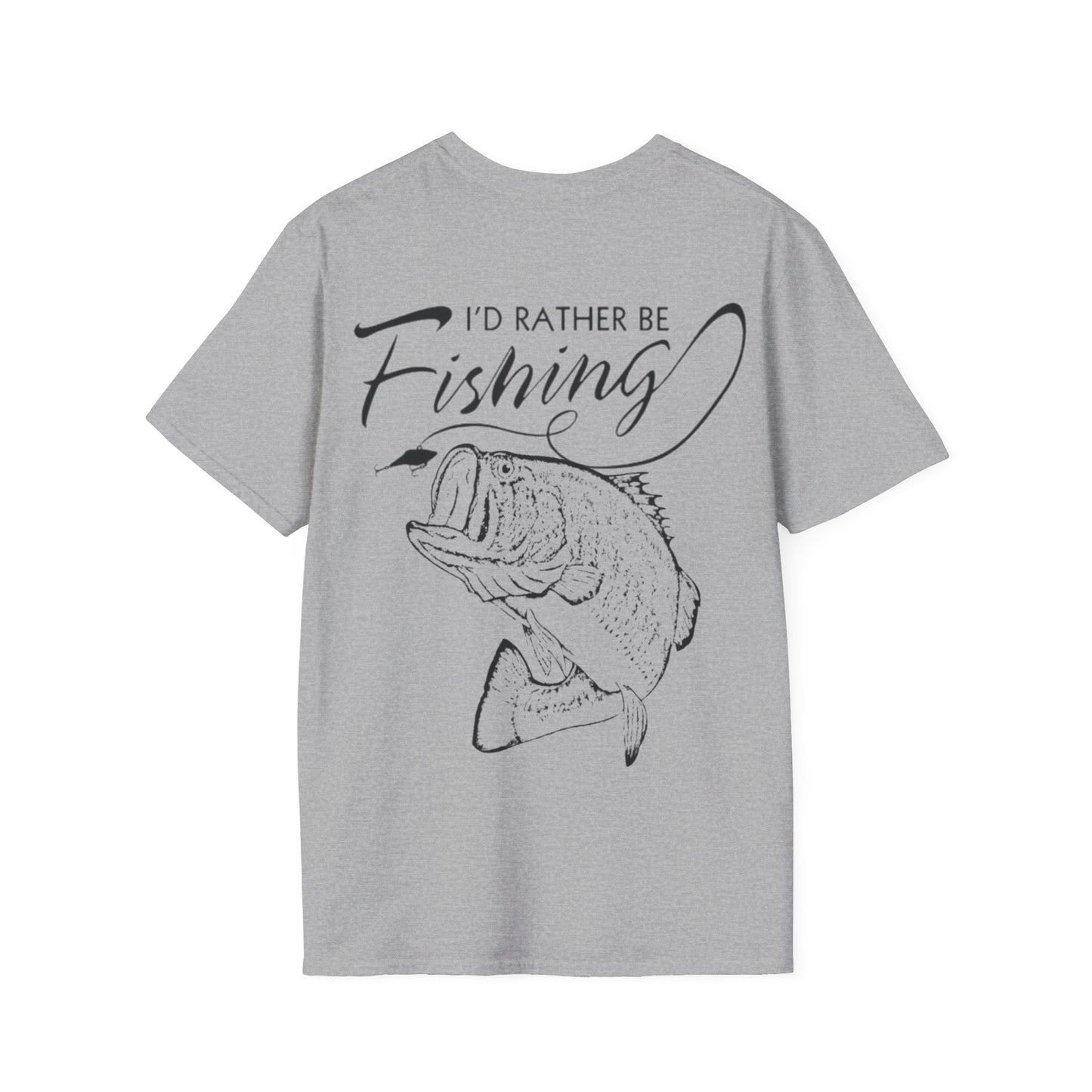 " I'd rather be fishing"T-Shirt