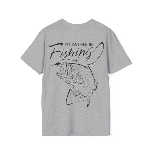 " I'd rather be fishing"T-Shirt